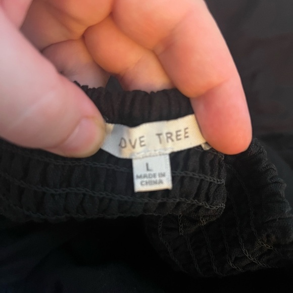 Love Tree Size Large Short Black Dress - Picture 3 of 3